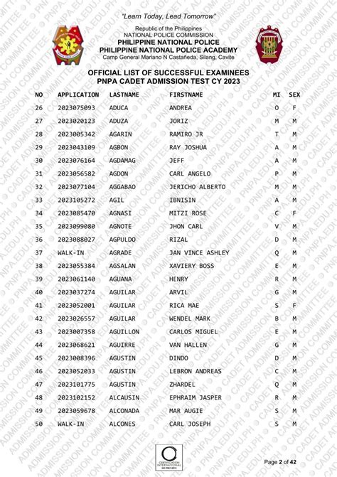 pnpa exam result 2023